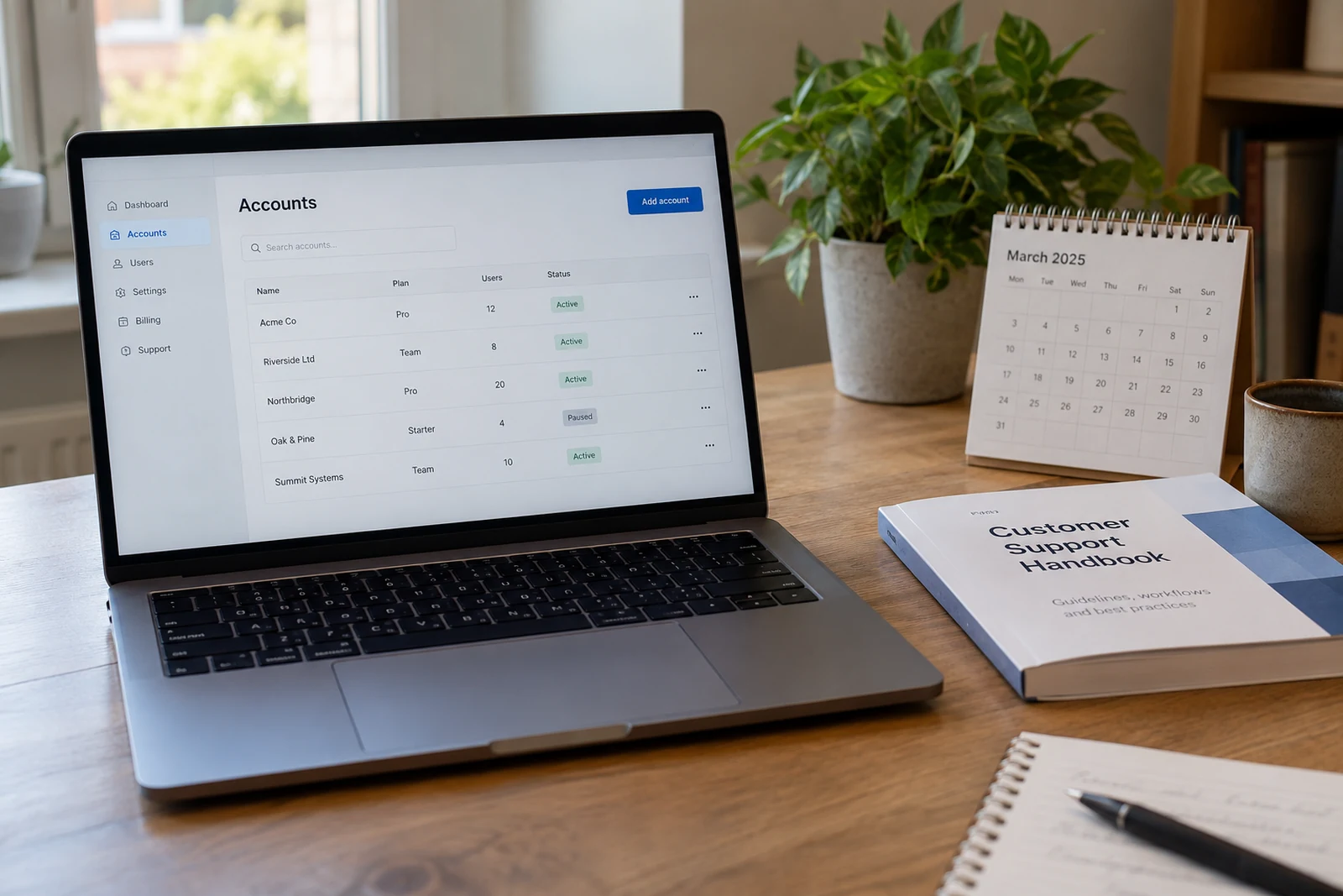 Planning portal administration and support