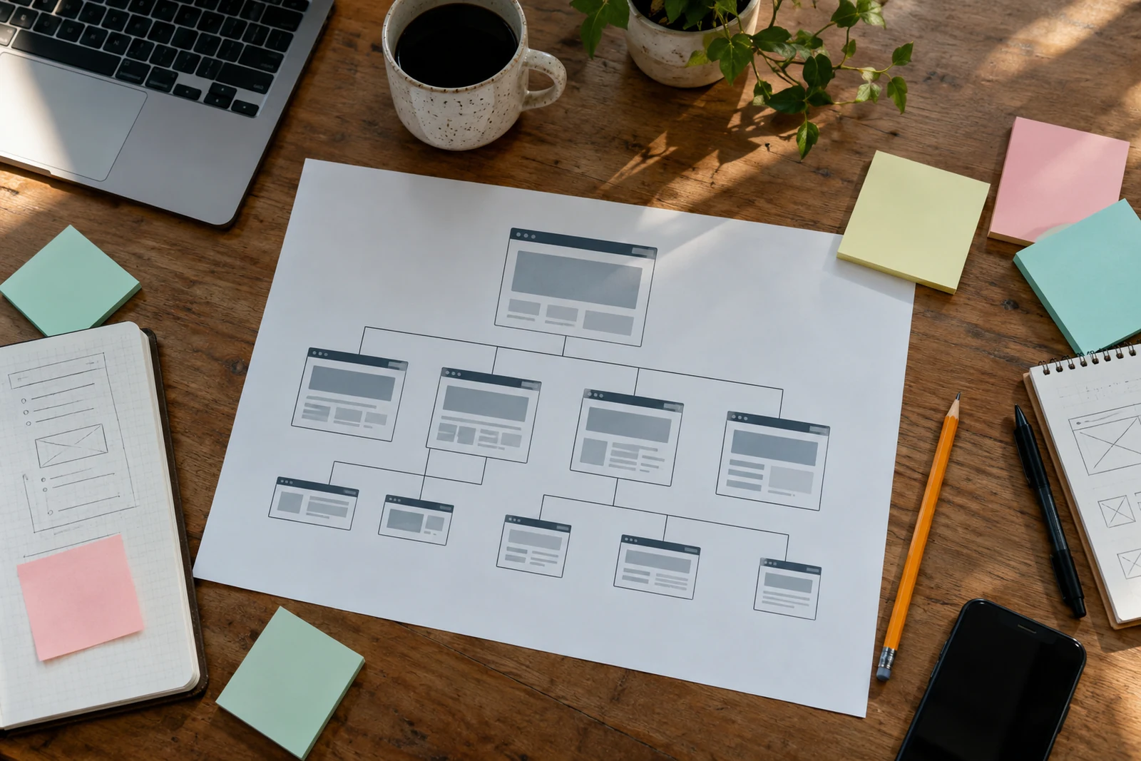 Mapping the purpose and structure of a website