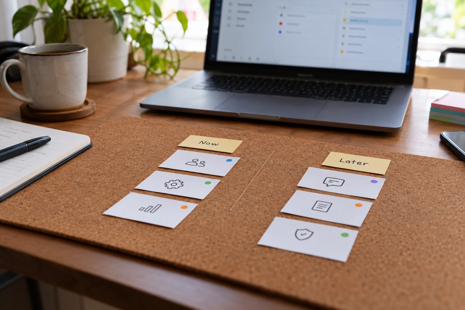 Prioritizing features for a first release