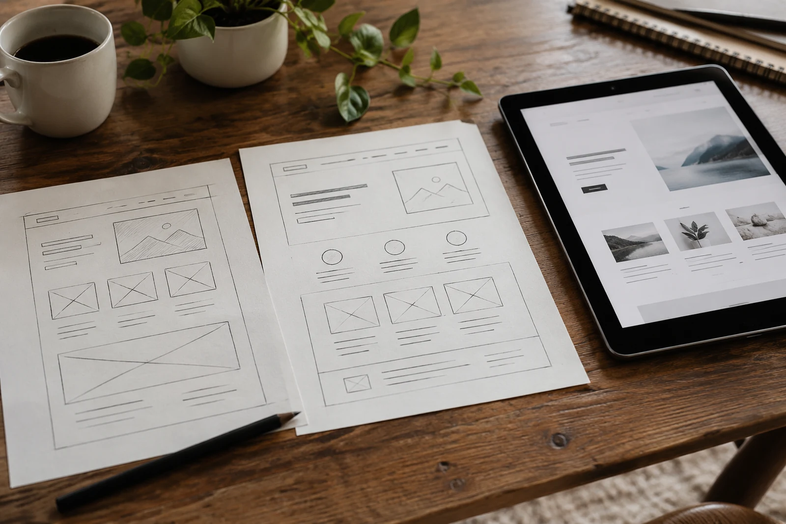 Planning the purpose and hierarchy of a redesigned page