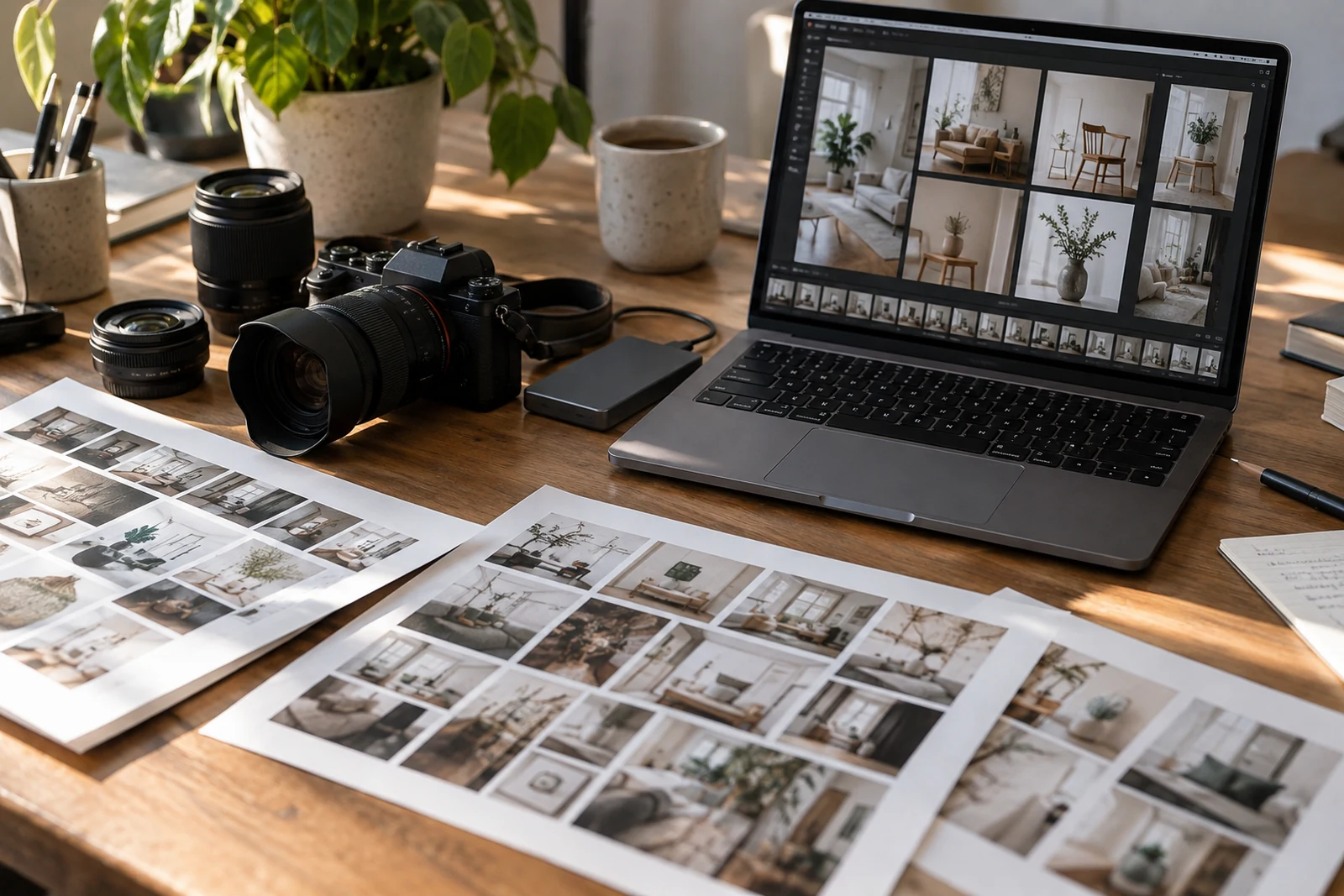 Choosing images alongside redesigned website content