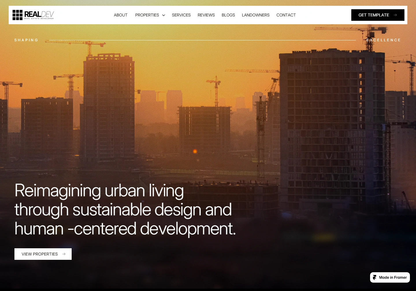 RealDev — website example