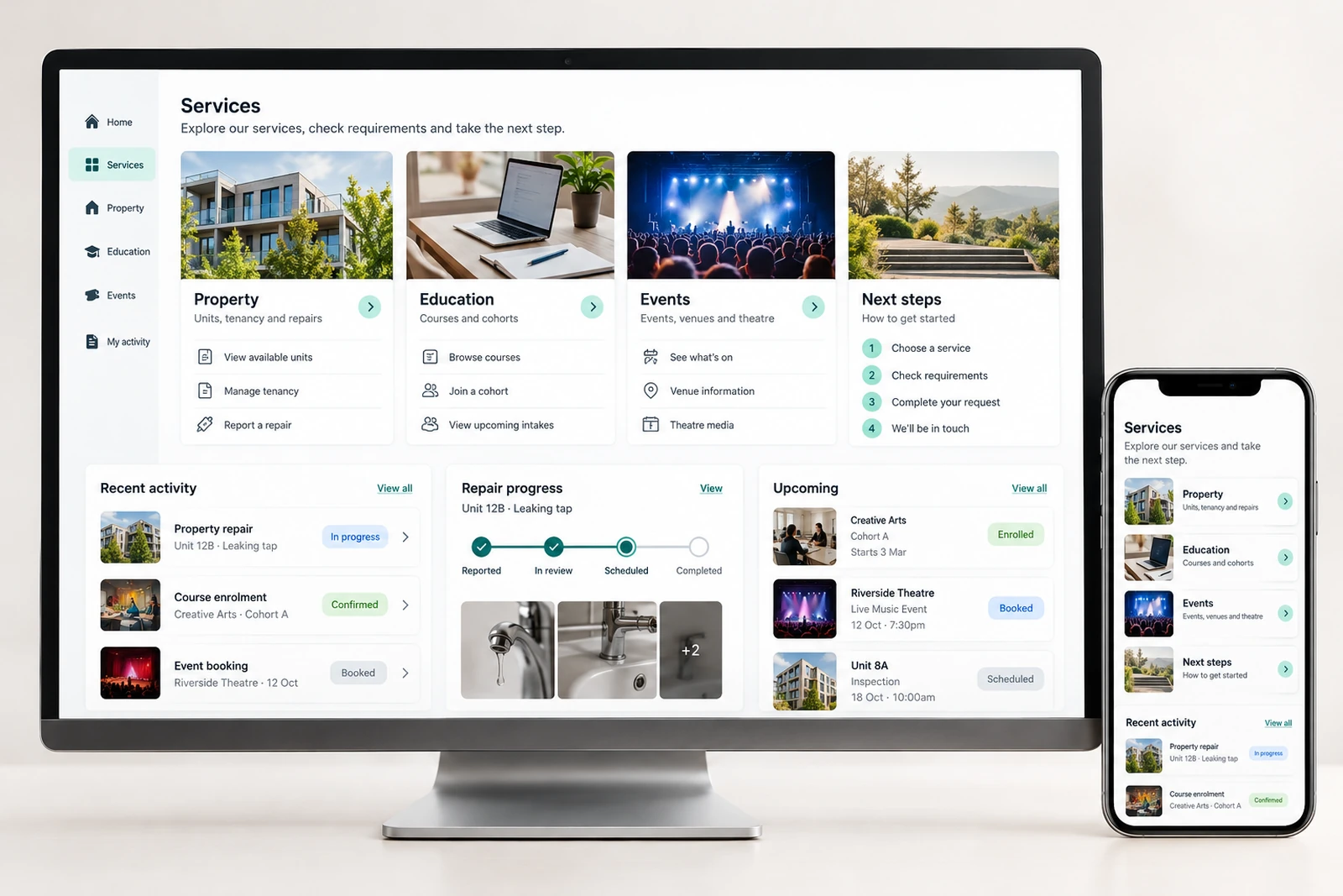 Health & wellness — Service information interface concept
