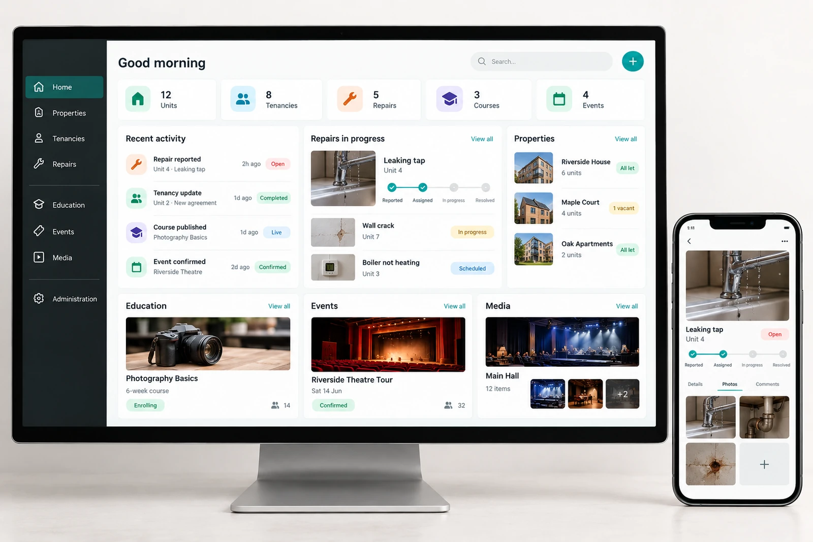 Startups & founders — SaaS applications interface concept