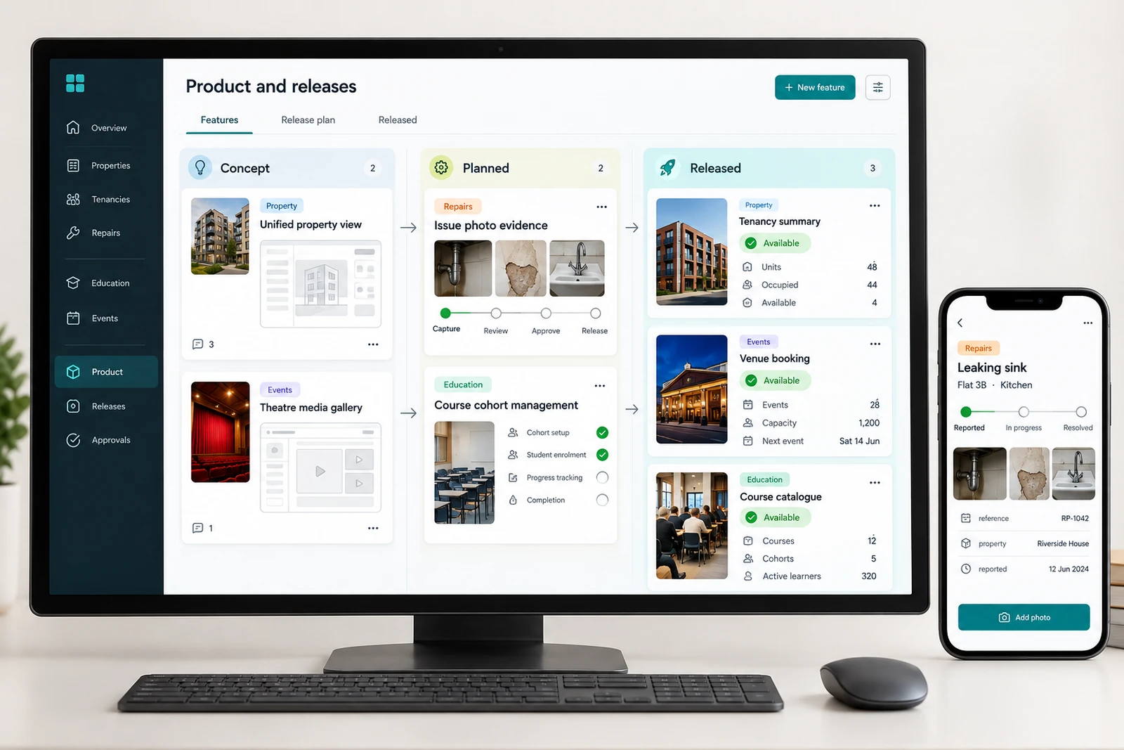 Technology businesses — Product and release communications interface concept