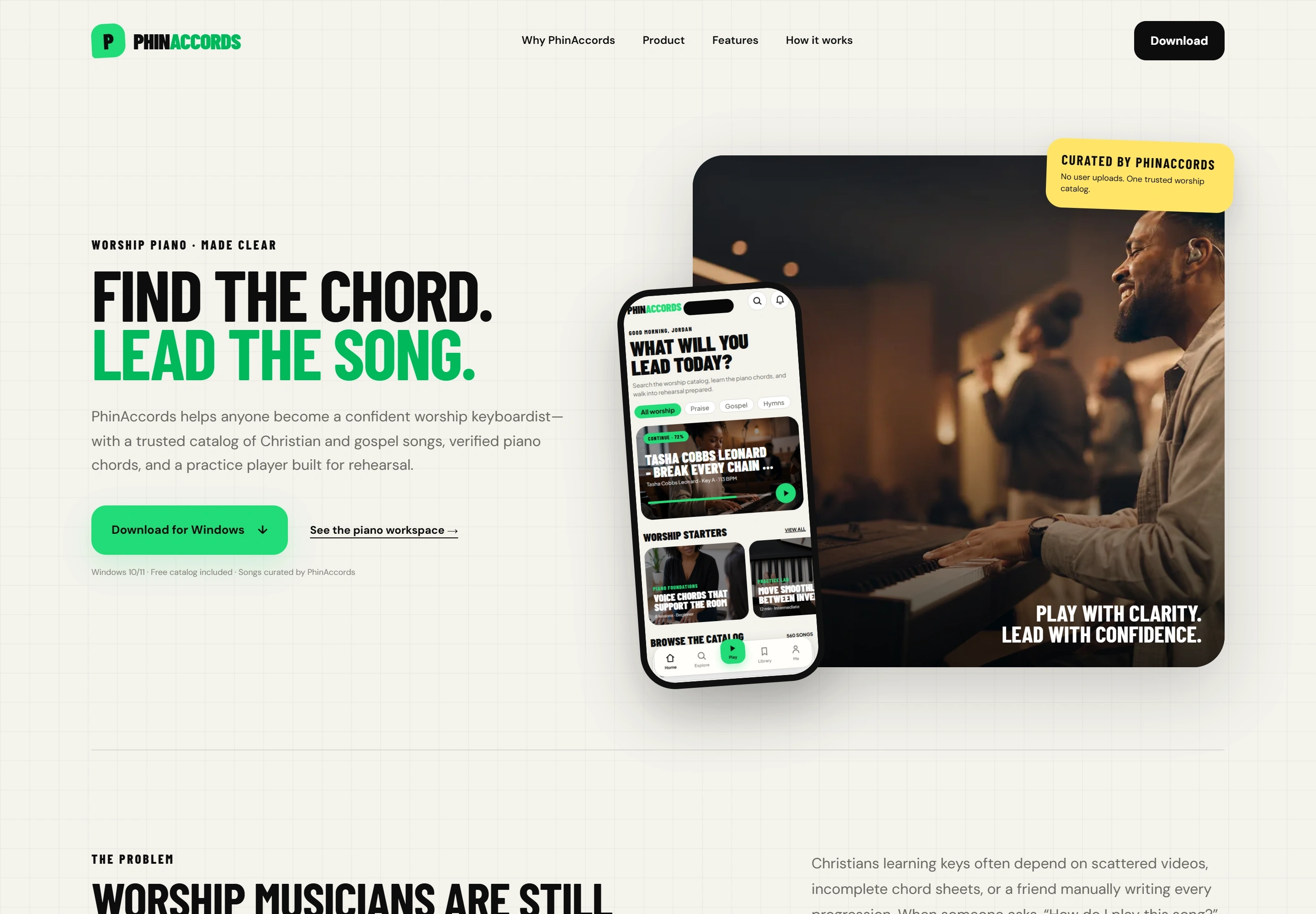 PhinAccords website — application screenshot