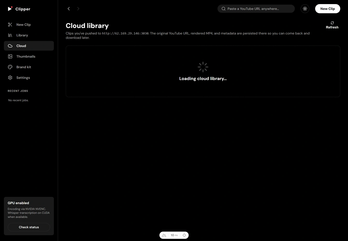 AI Podcast Clipper — Cloud