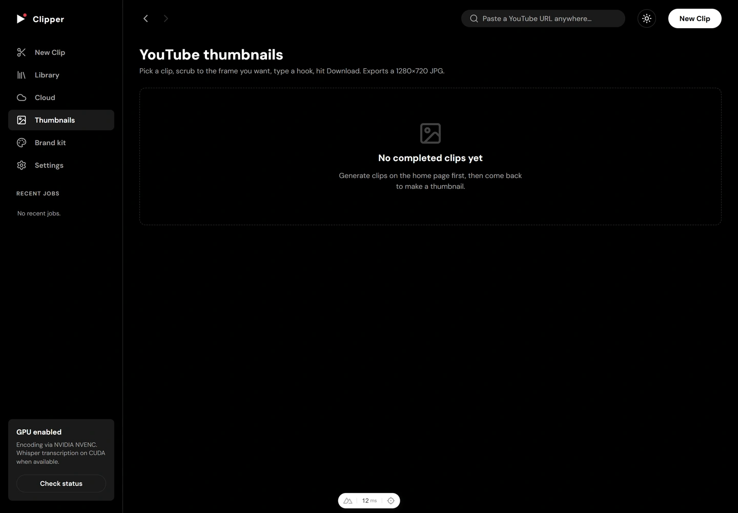 AI Podcast Clipper — Thumbnails