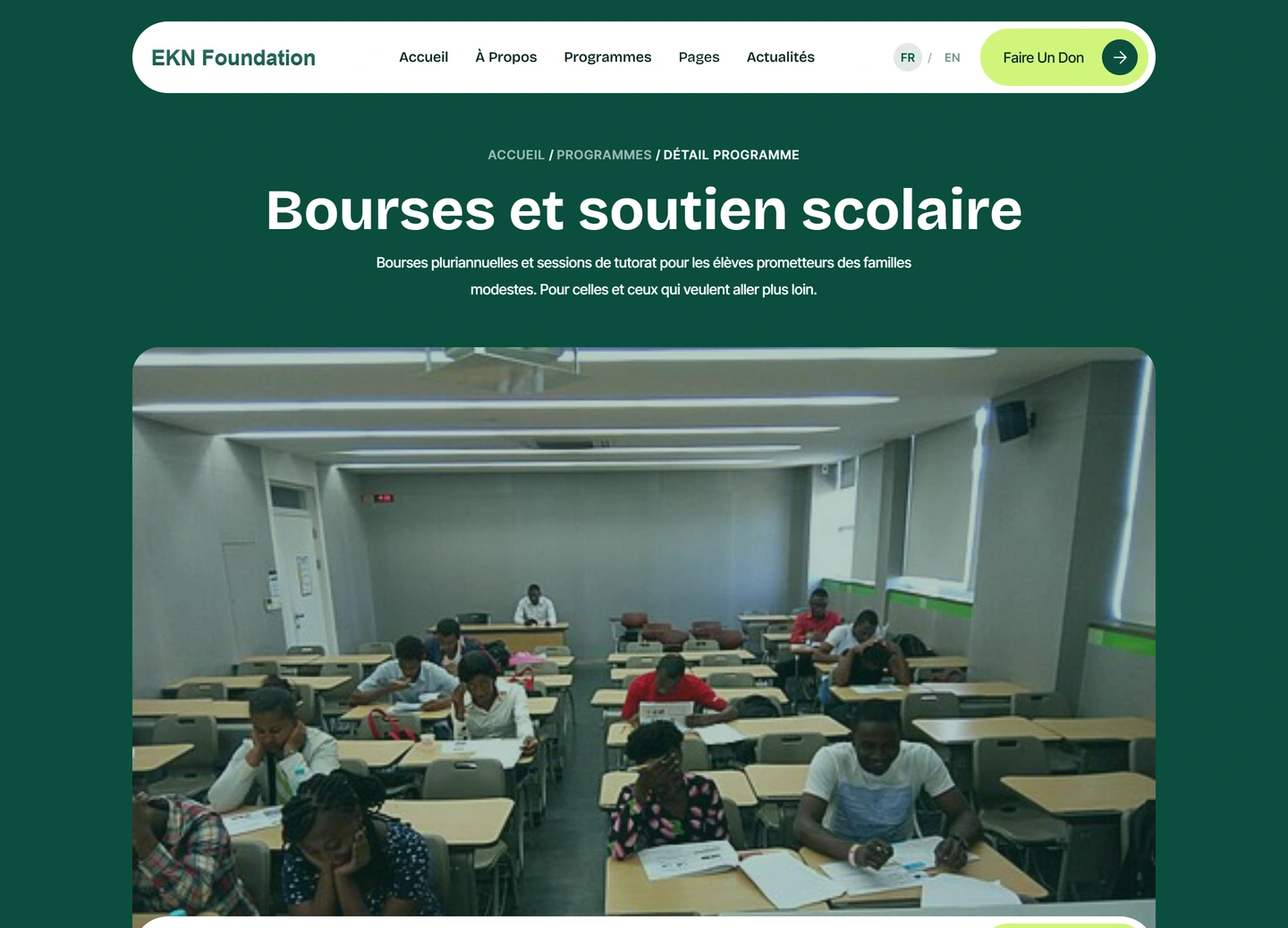 EKN Foundation website — Programs / skills innovation labs clxdr