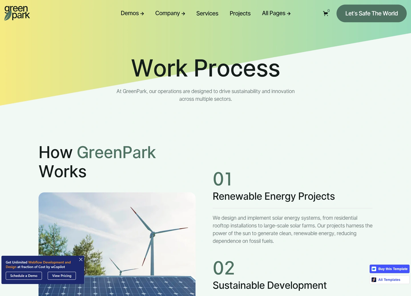 Green Park website design — How we work