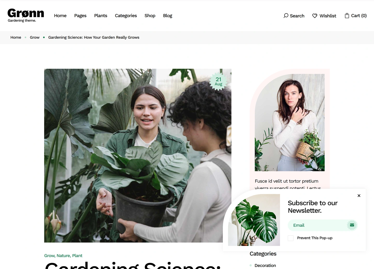 Grønn landscaping website — Gardening science how your garden really grows