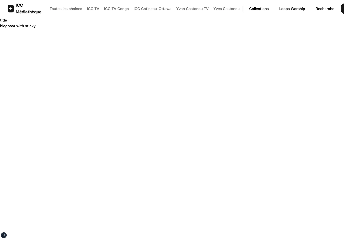 ICC media library — Application updates
