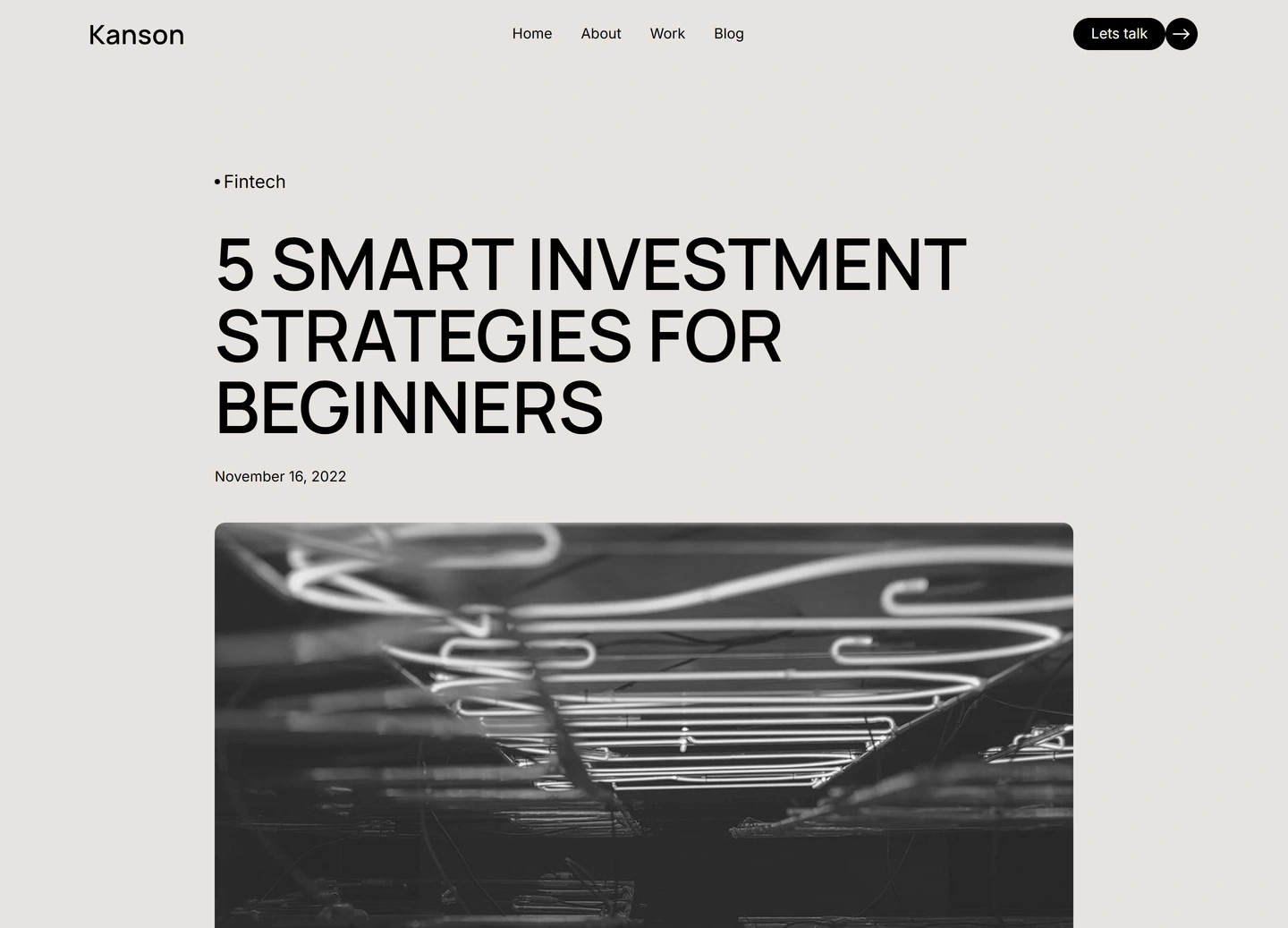 Kanson agency website — Post / 10 great examples of responsive websites