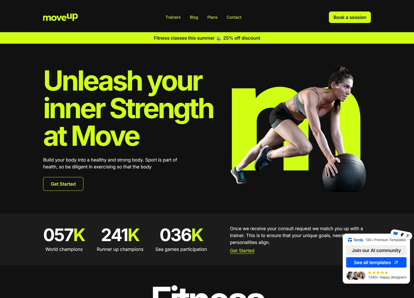 Move website — Main page