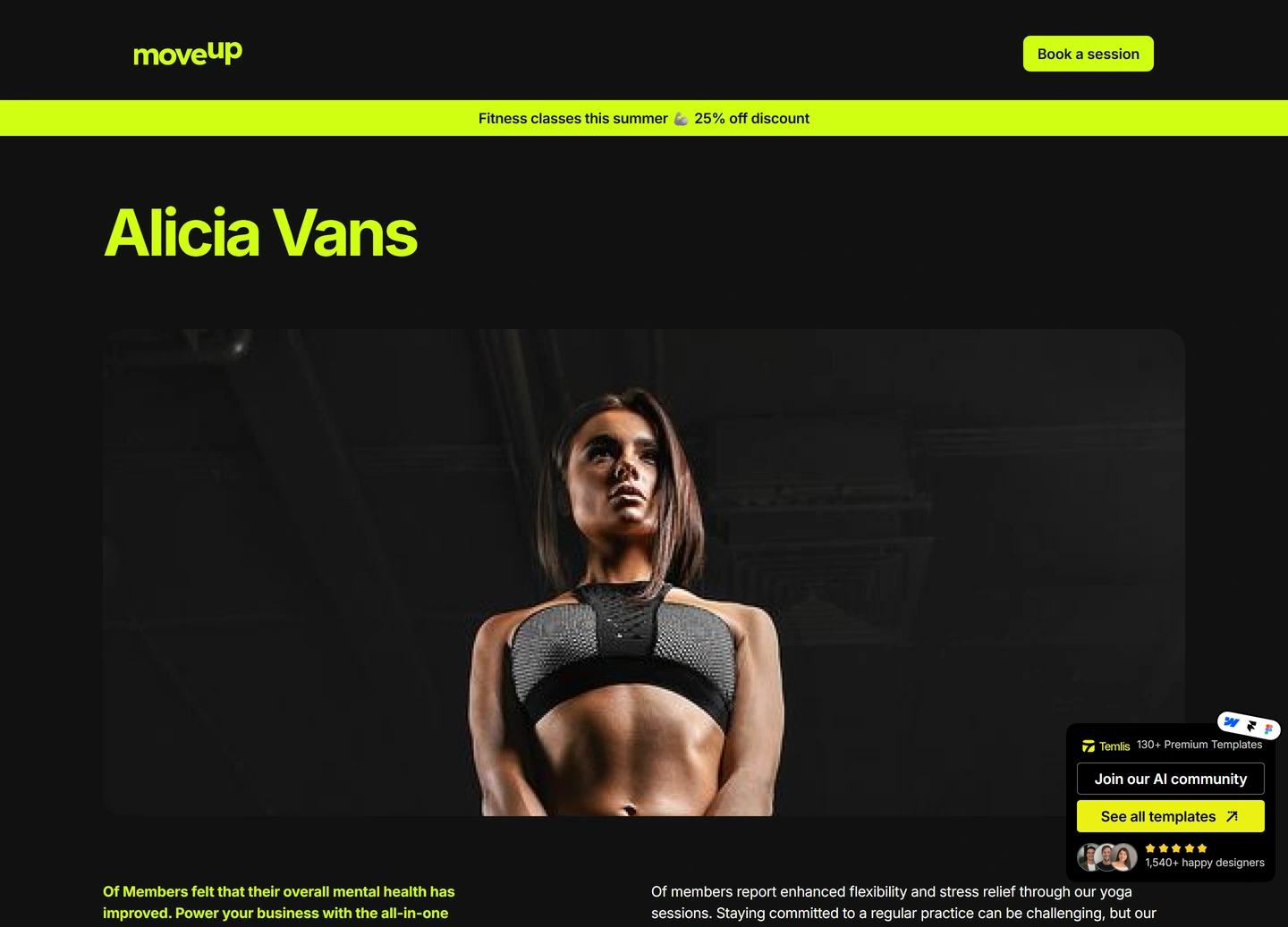 Move website — Trainer / alicia vans