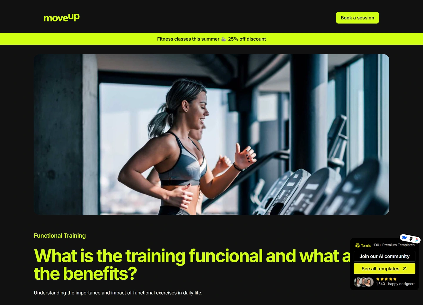 Move website — Blog posts / what is the training funcional and what are the benefits