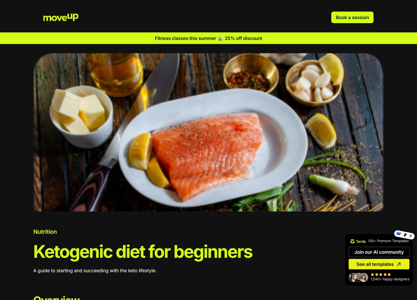 Move website — Blog posts / ketogenic diet for beginners