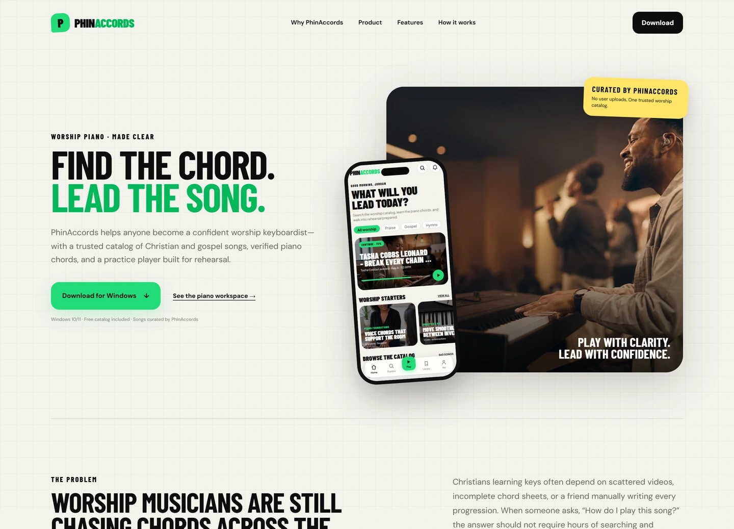 PhinAccords website — Main page