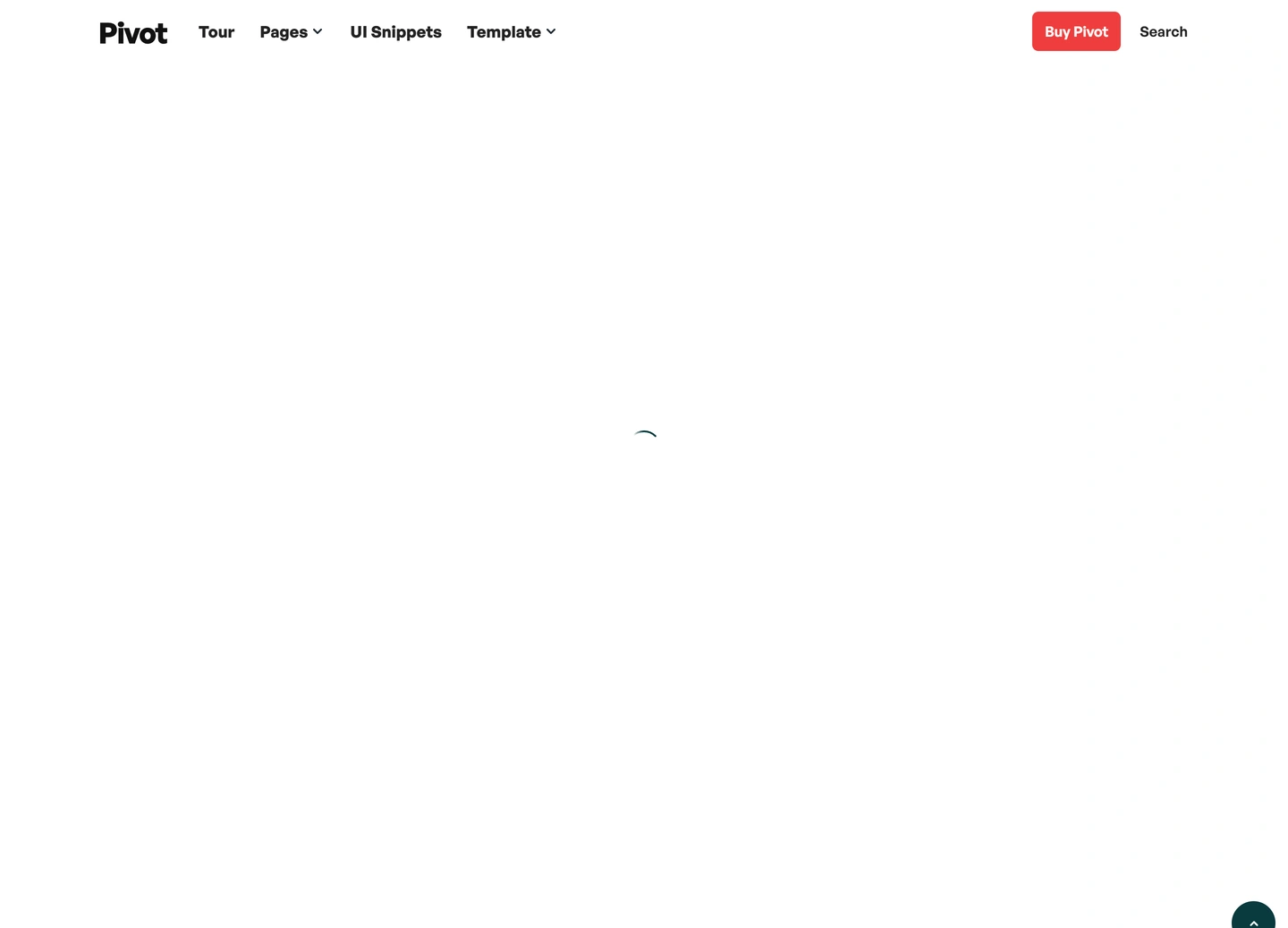 Pivot website — Features / business analytics