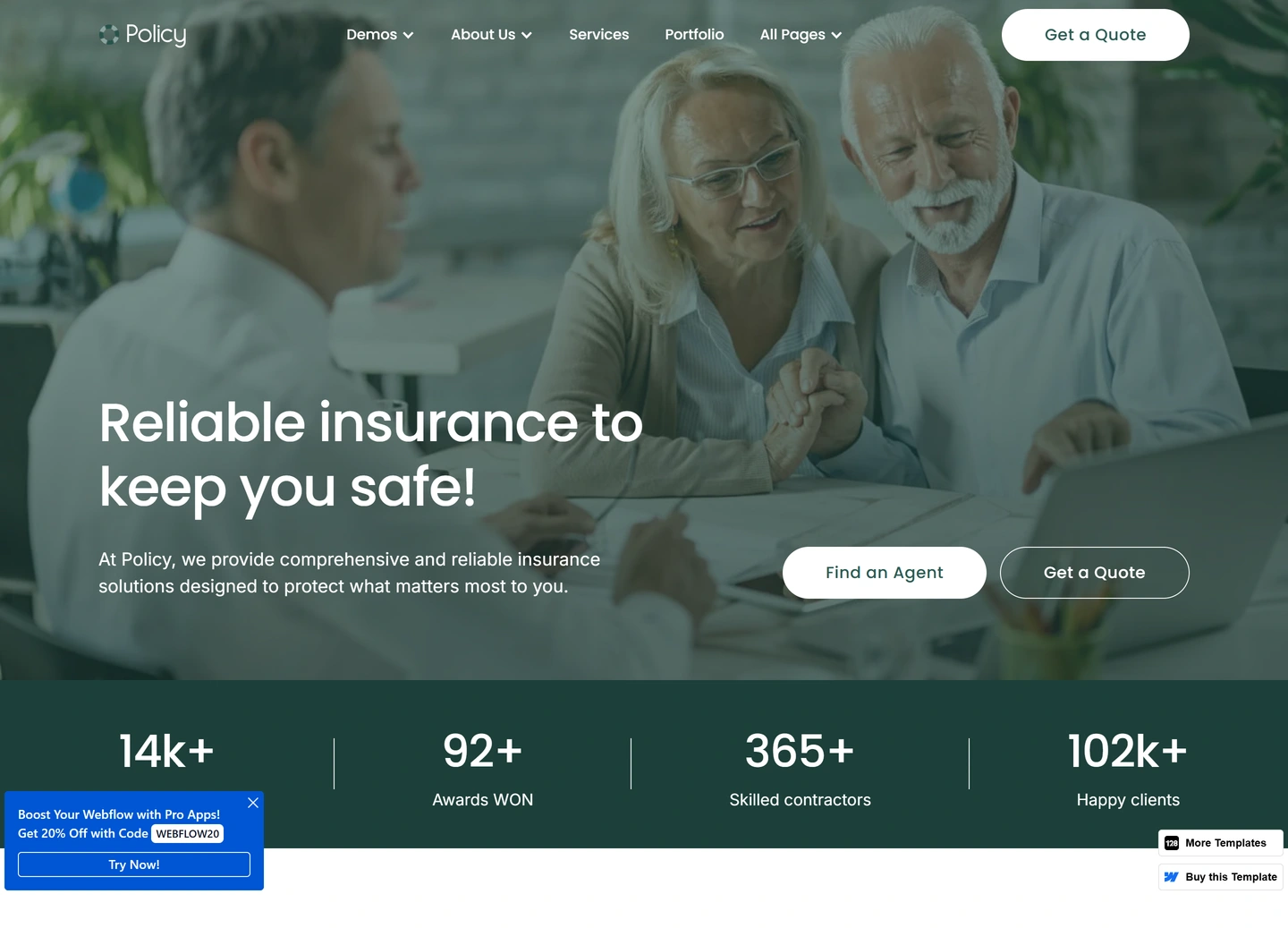 Policy website — Home 3