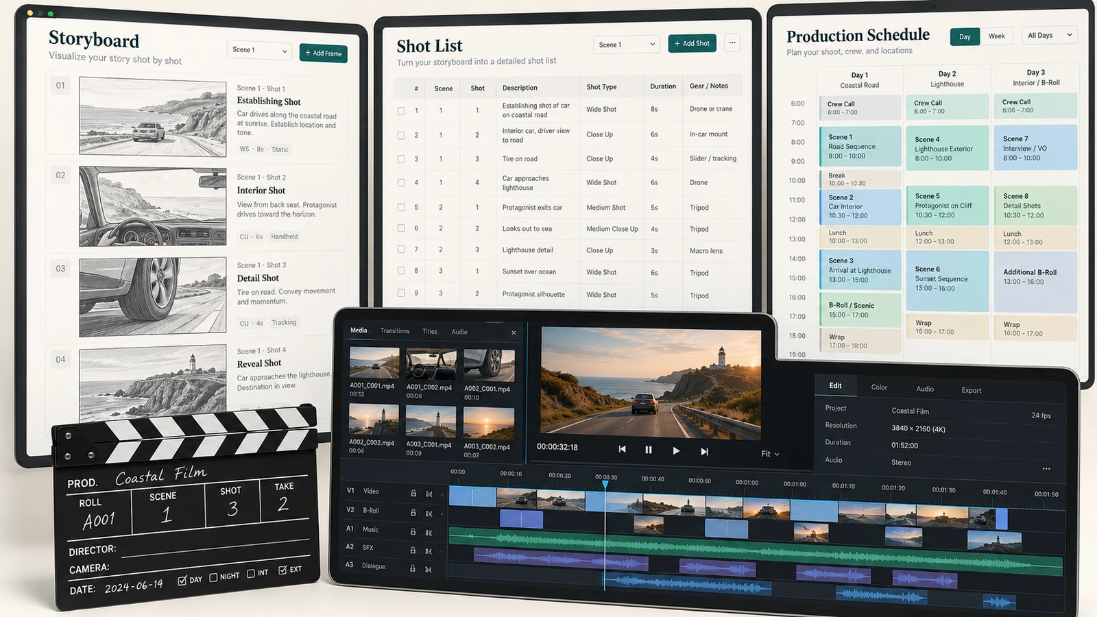 Film production — illustrative service deliverable